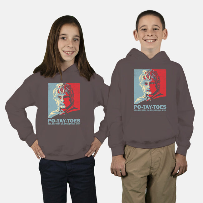 Po-Tay-Toes-youth pullover sweatshirt-kg07