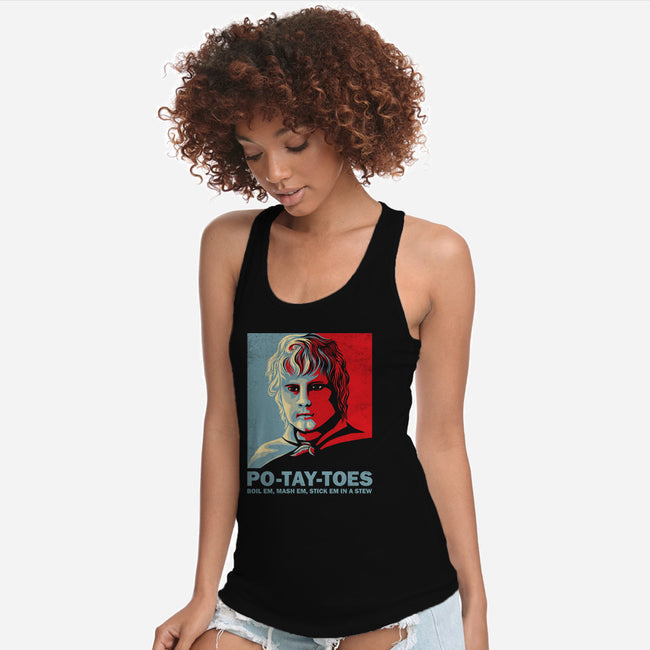 Po-Tay-Toes-womens racerback tank-kg07