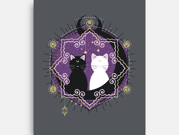 Crescent Moon Cats