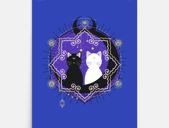 Crescent Moon Cats