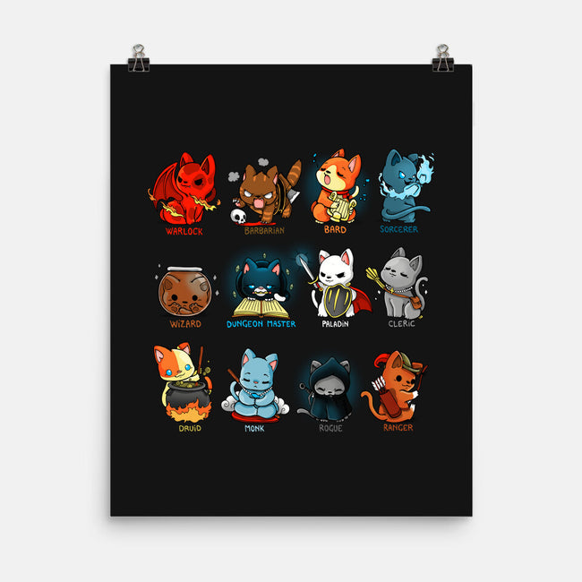 Kitten Role Play-none matte poster-Vallina84