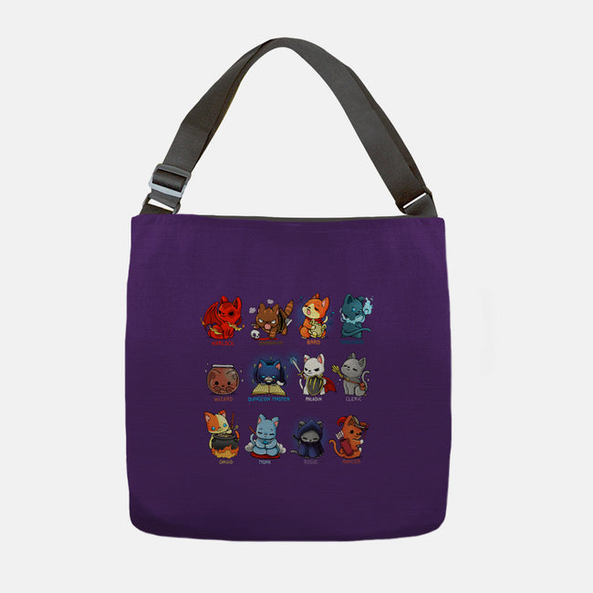 Kitten Role Play-none adjustable tote-Vallina84