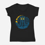 Time Traveler-womens v-neck tee-StudioM6