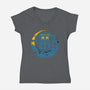 Time Traveler-womens v-neck tee-StudioM6