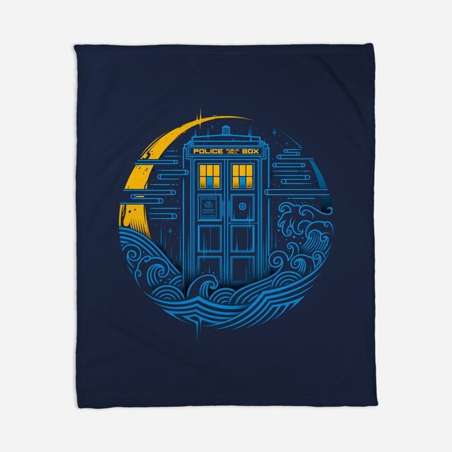 Time Traveler-none fleece blanket-StudioM6