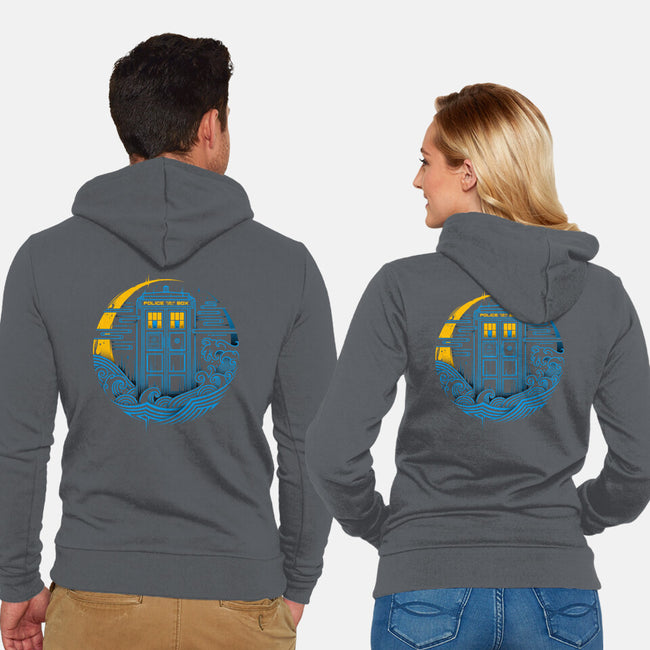 Time Traveler-unisex zip-up sweatshirt-StudioM6