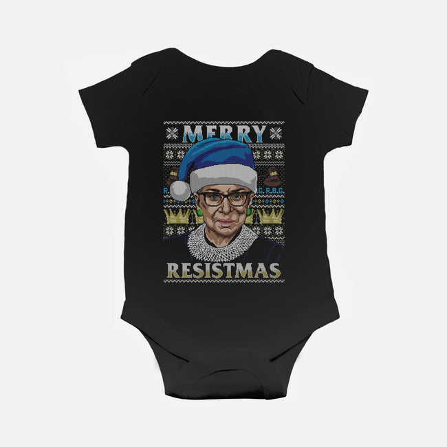 Merry Resistmas-baby basic onesie-CoD Designs