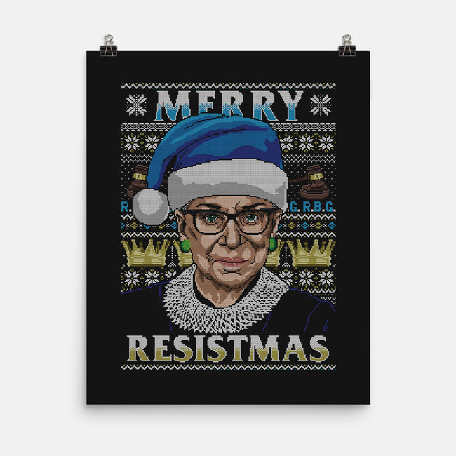 Merry Resistmas-none matte poster-CoD Designs