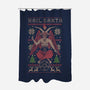 Hail Santa Claws-none polyester shower curtain-Thiago Correa