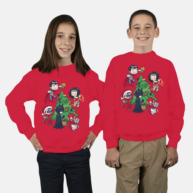 Justice Tree-youth crew neck sweatshirt-DoOomcat