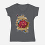 Gives Me XP-womens v-neck tee-Ursulalopez