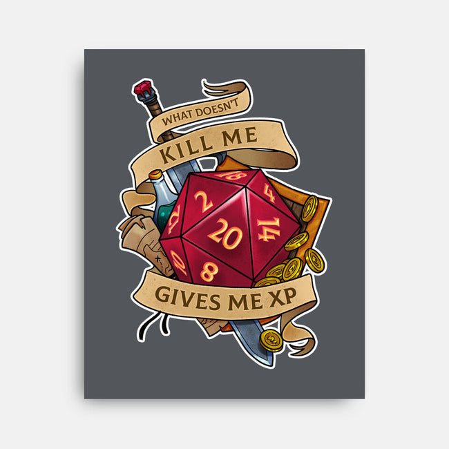 Gives Me XP-none stretched canvas-Ursulalopez