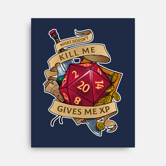 Gives Me XP-none stretched canvas-Ursulalopez