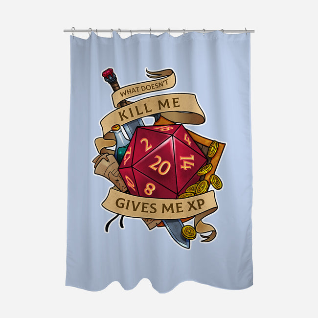 Gives Me XP-none polyester shower curtain-Ursulalopez