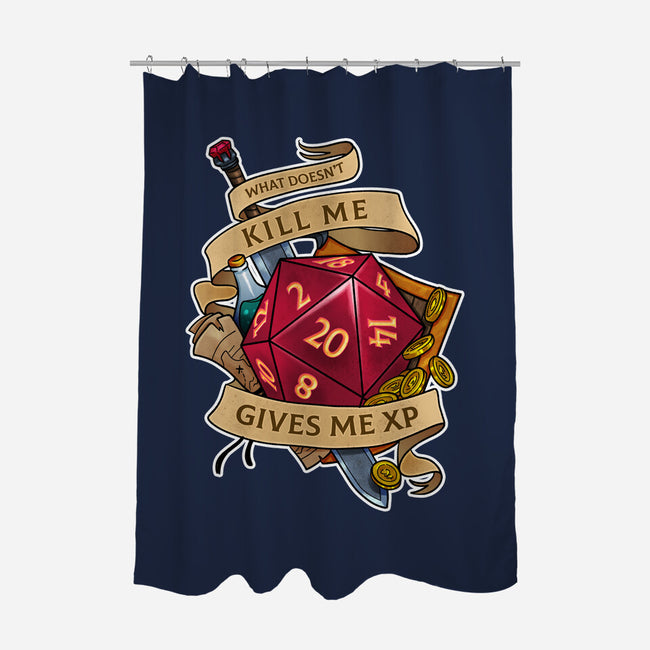 Gives Me XP-none polyester shower curtain-Ursulalopez