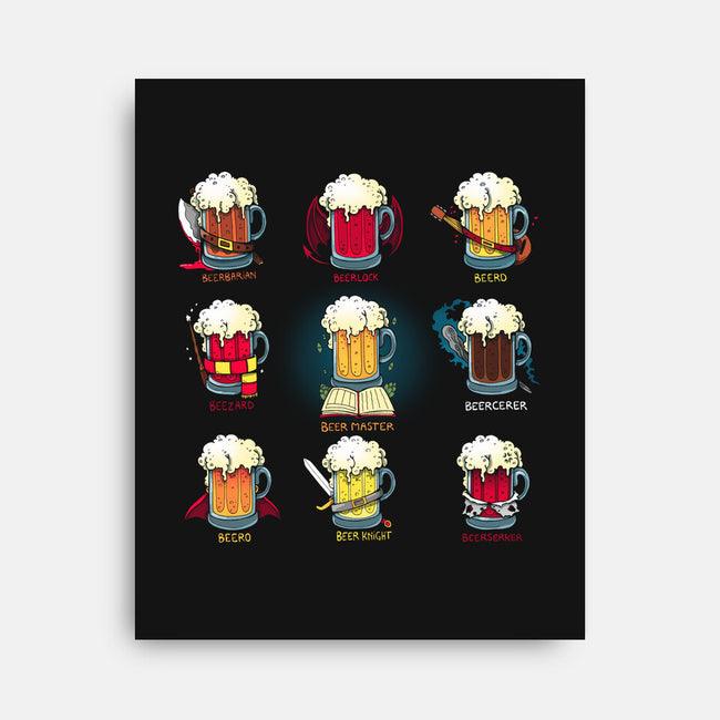 Beer Role Play-none stretched canvas-Vallina84