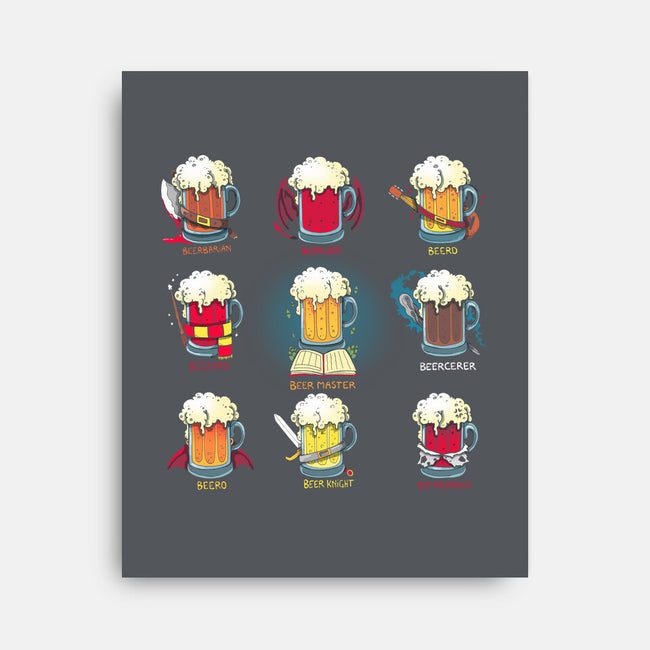 Beer Role Play-none stretched canvas-Vallina84