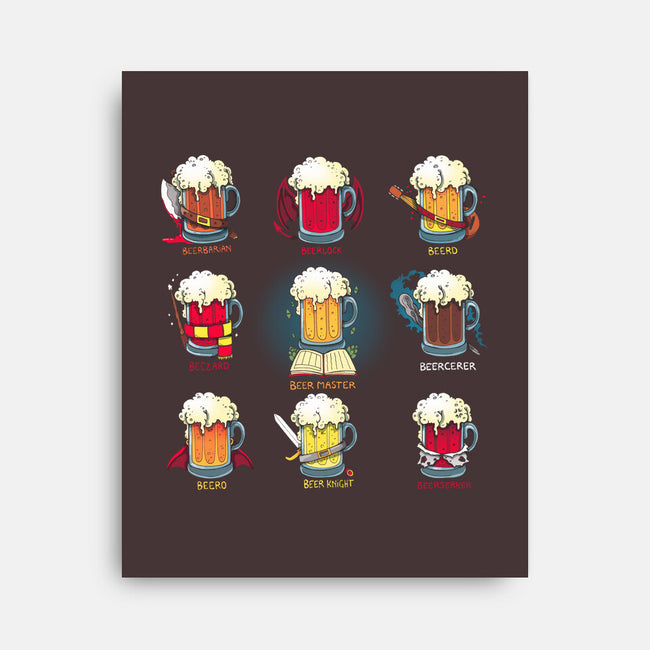 Beer Role Play-none stretched canvas-Vallina84