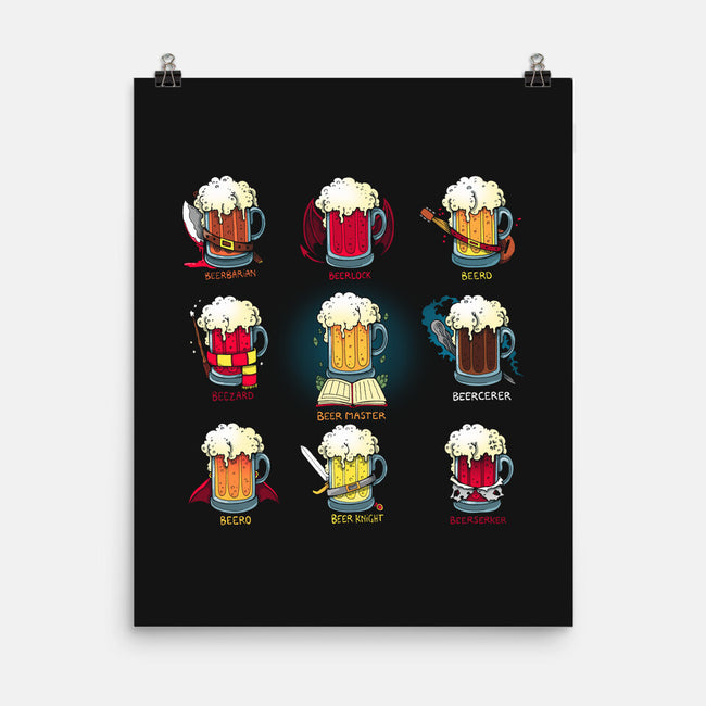 Beer Role Play-none matte poster-Vallina84