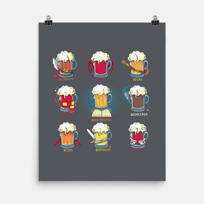 Beer Role Play-none matte poster-Vallina84