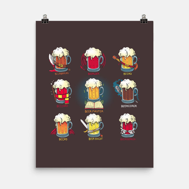 Beer Role Play-none matte poster-Vallina84