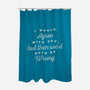 I Would Agree With You-none polyester shower curtain-zawitees