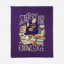 Book Eater-none fleece blanket-TaylorRoss1
