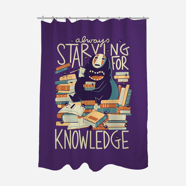 Book Eater-none polyester shower curtain-TaylorRoss1