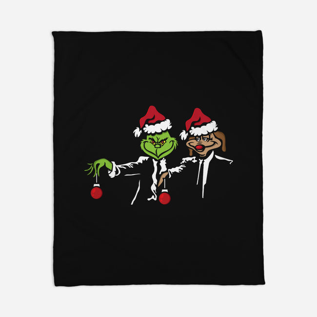 Christmas Fiction-none fleece blanket-jrberger