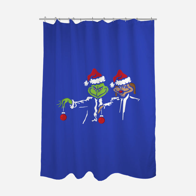 Christmas Fiction-none polyester shower curtain-jrberger