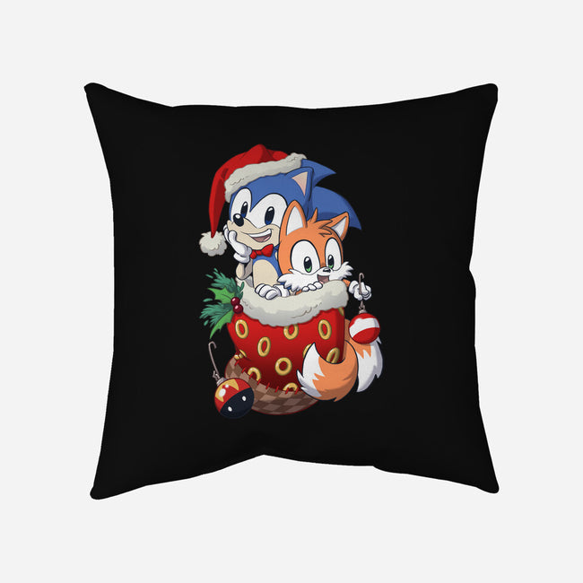Stocking Stuffer Hedgehog-none removable cover throw pillow-DoOomcat
