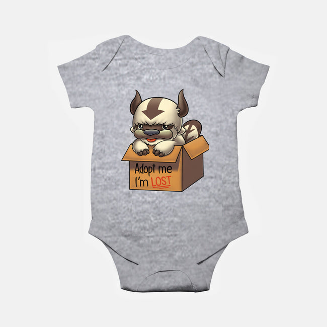 Adopt Appa-baby basic onesie-Typhoonic