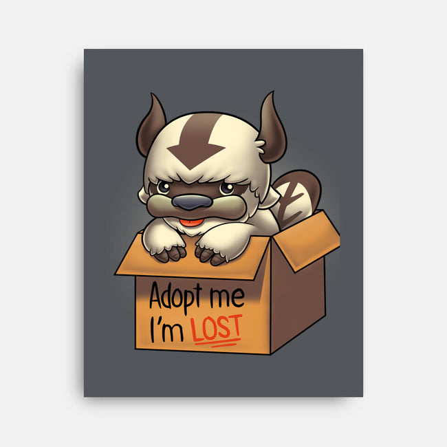 Adopt Appa-none stretched canvas-Typhoonic