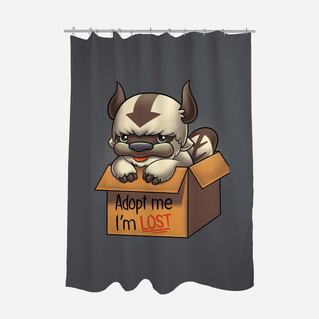 Adopt Appa-none polyester shower curtain-Typhoonic