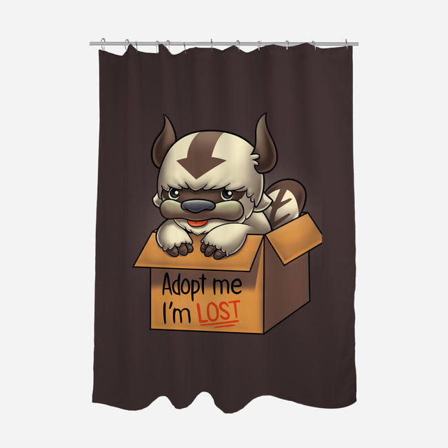 Adopt Appa-none polyester shower curtain-Typhoonic