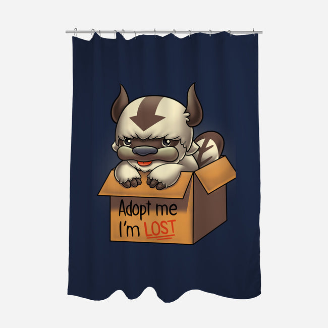 Adopt Appa-none polyester shower curtain-Typhoonic