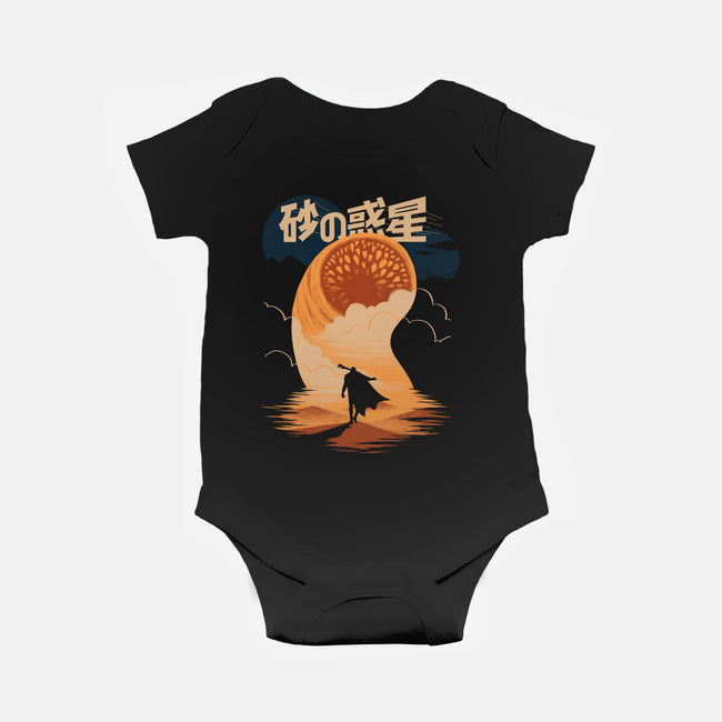 Japanese Dune-baby basic onesie-estudiofitas