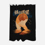 Japanese Dune-none polyester shower curtain-estudiofitas