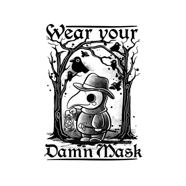 Wear Your Damn Mask-unisex kitchen apron-NemiMakeit