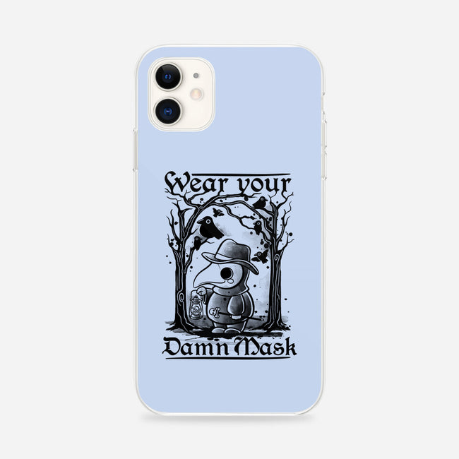 Wear Your Damn Mask-iphone snap phone case-NemiMakeit