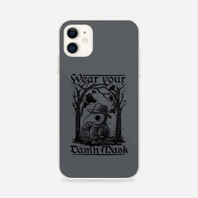 Wear Your Damn Mask-iphone snap phone case-NemiMakeit