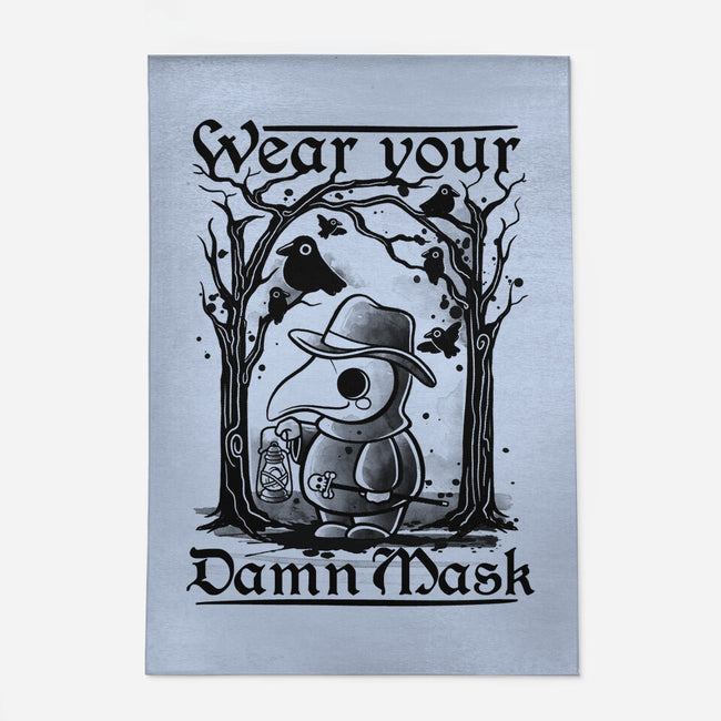 Wear Your Damn Mask-none outdoor rug-NemiMakeit
