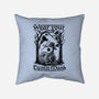 Wear Your Damn Mask-none removable cover w insert throw pillow-NemiMakeit