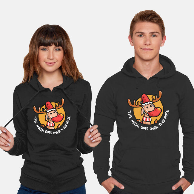 The Mask Goes Over Your Nose-unisex pullover sweatshirt-Wenceslao A Romero