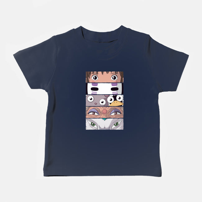 Spirited Eyes-baby basic tee-danielmorris1993