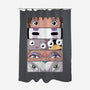 Spirited Eyes-none polyester shower curtain-danielmorris1993