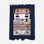 Spirited Eyes-none polyester shower curtain-danielmorris1993