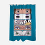 Spirited Eyes-none polyester shower curtain-danielmorris1993