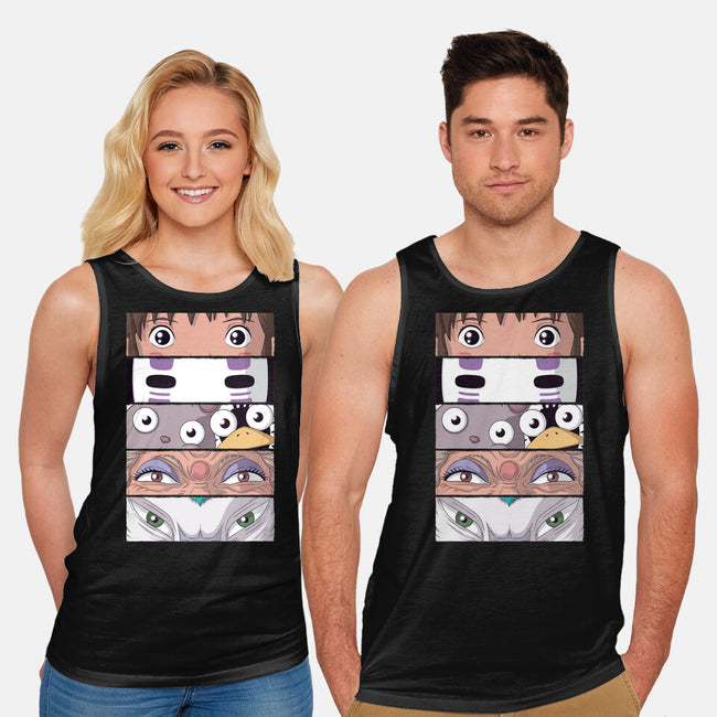 Spirited Eyes-unisex basic tank-danielmorris1993