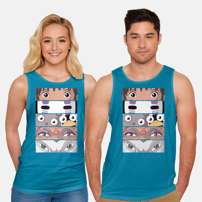 Spirited Eyes-unisex basic tank-danielmorris1993